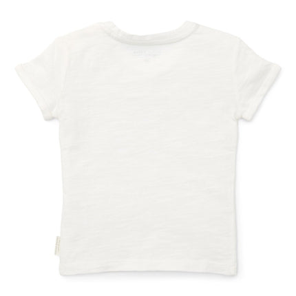 Little Dutch Baby Shirt Korten Mouwen Off White Little Farmer - Little Dutch - Babywinkel - 8720847025425