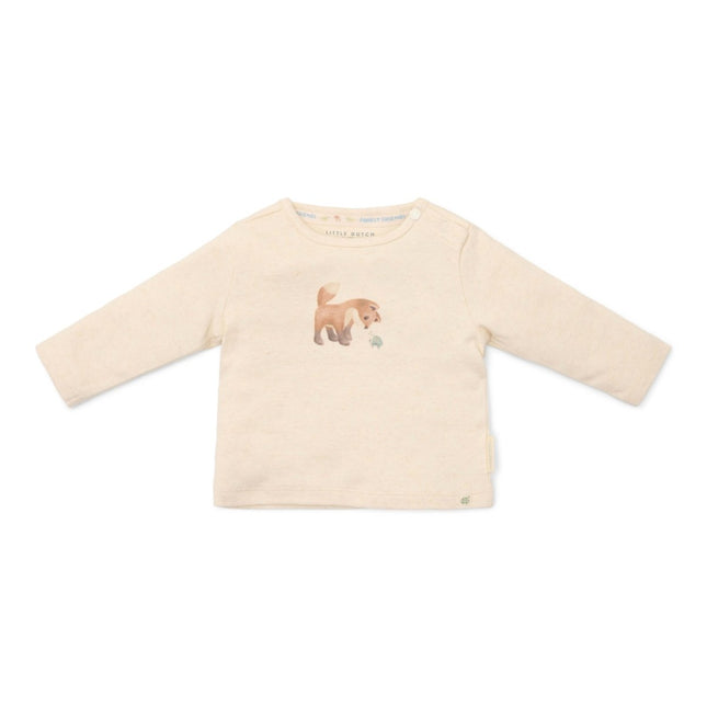 Little Dutch Baby Shirt Lange Mouw Sand Melee - Babywinkel - 8721122571736