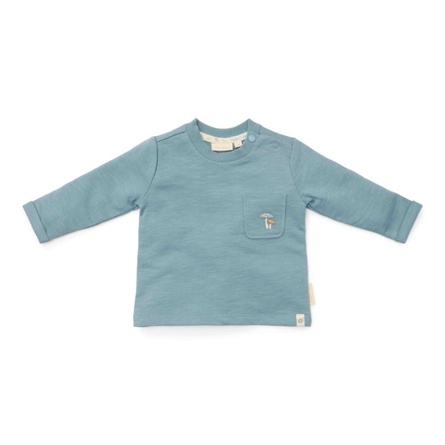 Little Dutch Baby Shirt Lange Mouw Stone Blue - Babywinkel - 8721122571910