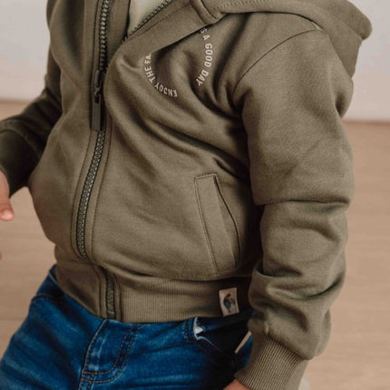 Little Dutch Baby Sweater Dark Green - Little Dutch - Babywinkel - 8720986877183