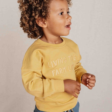 Little Dutch Baby Sweater Mustard Yellow - Little Dutch - Babywinkel - 8720986876889