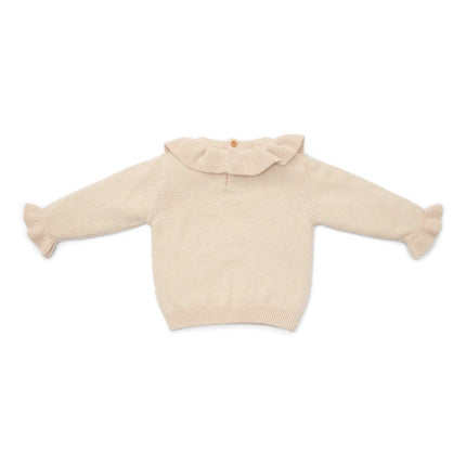 Little Dutch Baby Trui Gebreid Sand - Little Dutch - Babywinkel - 8720986875158