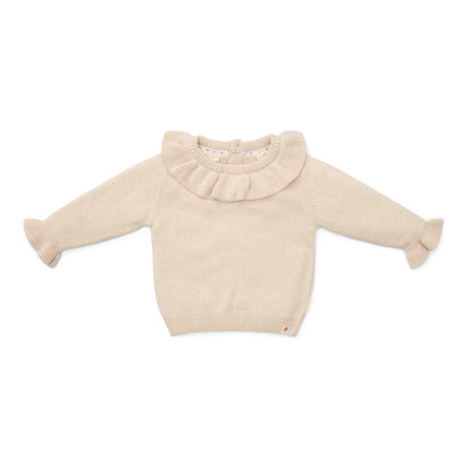 Little Dutch Baby Trui Gebreid Sand - Little Dutch - Babywinkel - 8720986875158
