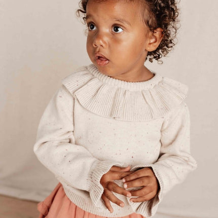 Little Dutch Baby Trui Gebreid Sand - Little Dutch - Babywinkel - 8720986875158