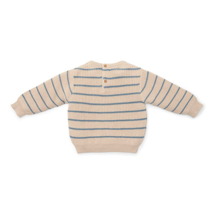Little Dutch Baby Trui Ice Blue Stripe - Little Dutch - Babywinkel - 8720986877008