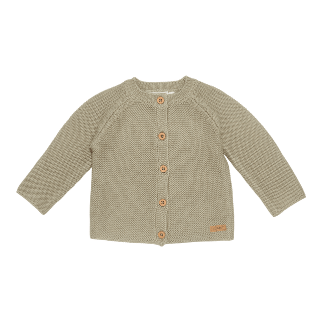 Little Dutch Baby Vestje Gebreid Olive - Little Dutch - Babywinkel - 8720168538611