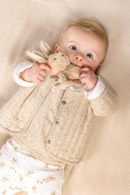 Little Dutch Babyjasje Reversible Baby Bunny/Nappy Sand - Little Dutch - Babywinkel - 8720847027948
