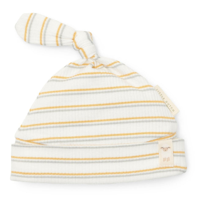 Little Dutch Babymutsje Met Knoop Streep - Little Dutch - Babywinkel - 8720986873291