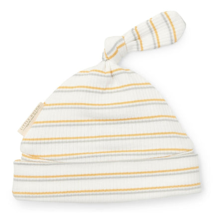 Little Dutch Babymutsje Met Knoop Streep - Little Dutch - Babywinkel - 8720986873291
