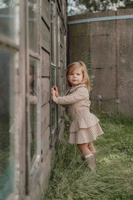 Little Dutch Babyrokje Brown Check - Little Dutch - Babywinkel - 8720986876087