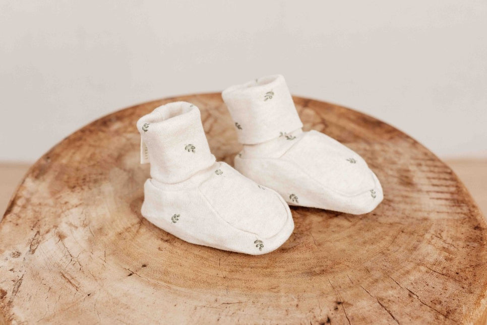 Little Dutch Babyslofjes Green Leaves - Little Dutch - Babywinkel - 8720986873277