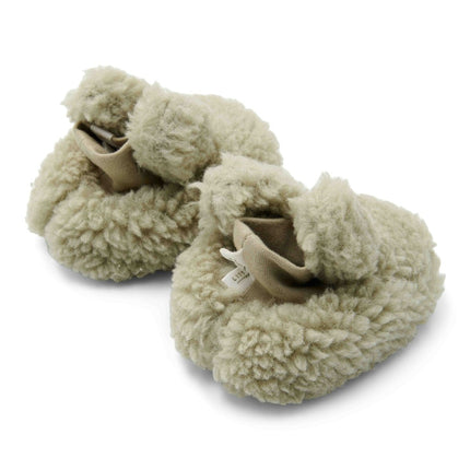 Little Dutch Babyslofjes Teddy Soft Green - Little Dutch - Babywinkel - 8720986874496
