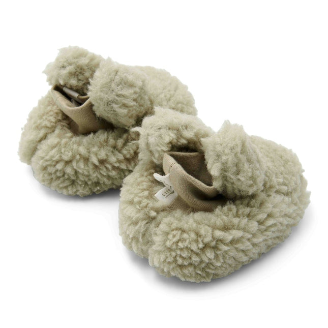 Little Dutch Babyslofjes Teddy Soft Green - Little Dutch - Babywinkel - 8720986874496