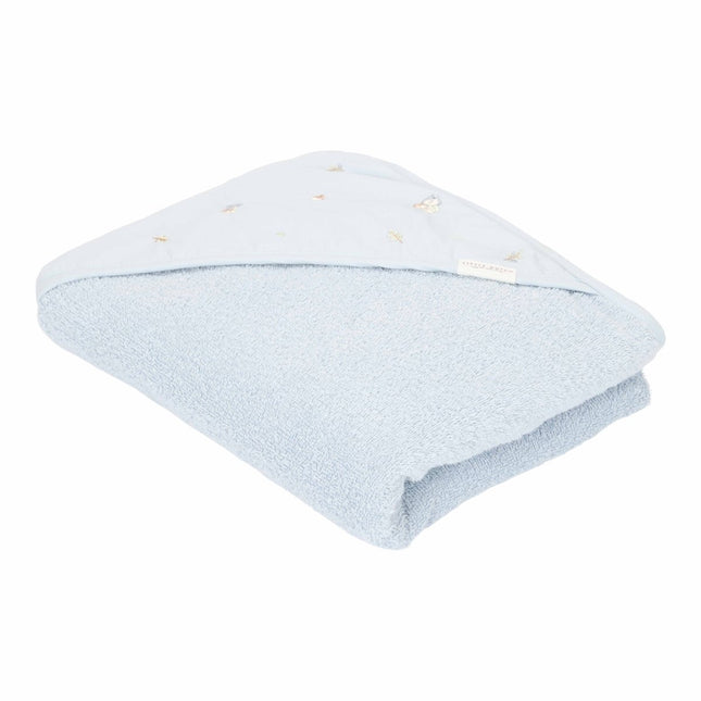 Little Dutch Badcape Baby Blue 100X100Cm koop je bij Babywinkel