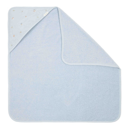 Little Dutch Badcape Baby Blue 100X100Cm - Little Dutch - Babywinkel - 8721122570357