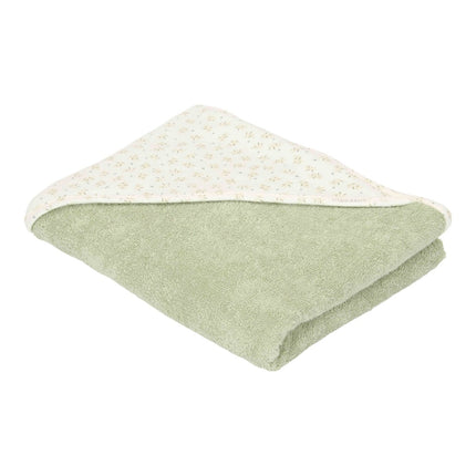 Little Dutch Badcape Baby Blueberry Leaves 75X75Cm - Little Dutch - Babywinkel - 8720986879934