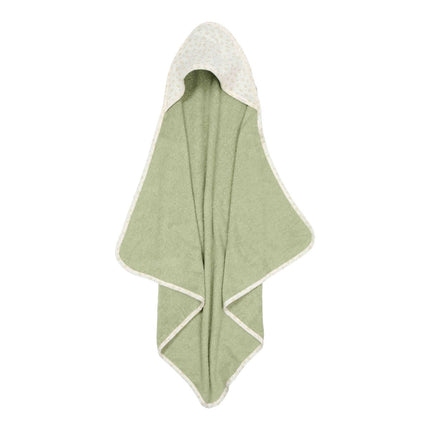 Little Dutch Badcape Baby Blueberry Leaves 75X75Cm - Little Dutch - Babywinkel - 8720986879934
