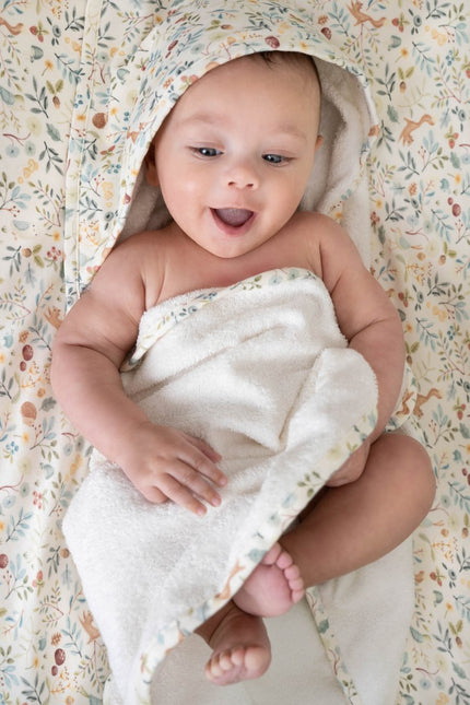 Little Dutch Badcape Baby Forest Wonders 75X75Cm koop je bij Babywinkel