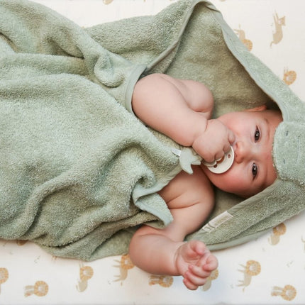 Little Dutch Badcape Baby Krokodil koop je bij Babywinkel