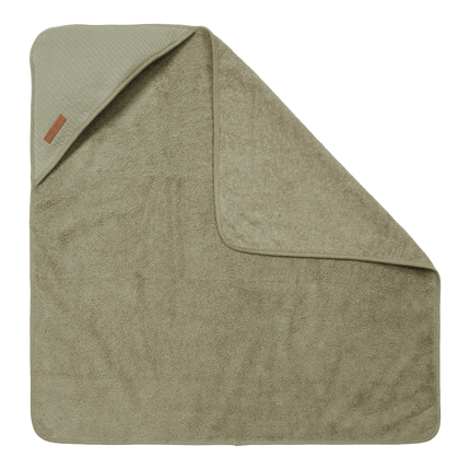 Little Dutch Badcape Baby Pure Olive - Little Dutch - Babywinkel - 8719638748995