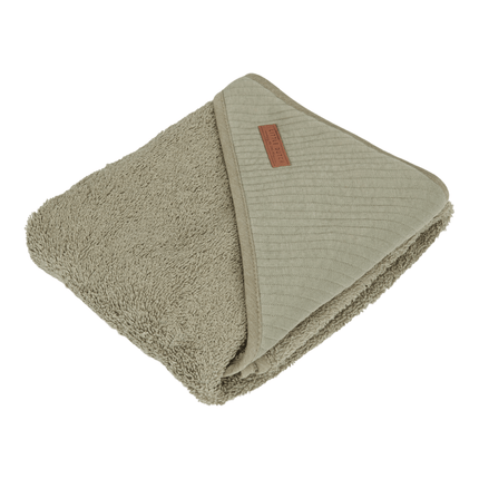 Little Dutch Badcape Baby Pure Olive - Little Dutch - Babywinkel - 8719638748995