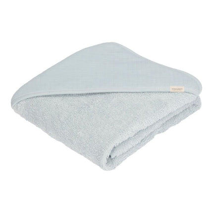 Little Dutch Badcape Baby Pure Soft Blue - Babywinkel - 8718734811411