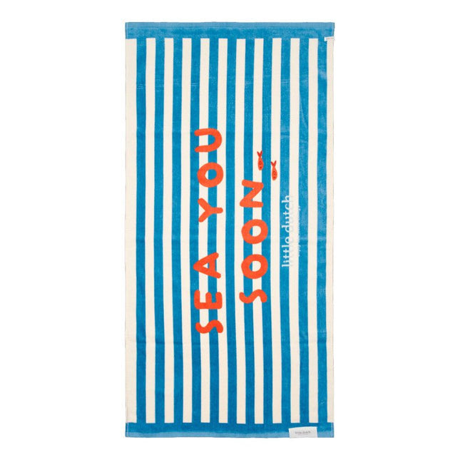 Little Dutch Badlaken Ocean Sea Life Ocean Blue - Babywinkel - 8721122575550