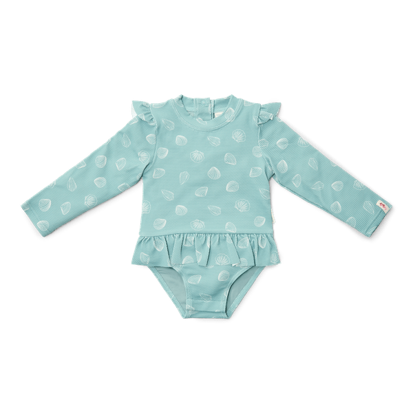 Little Dutch Badpak Kind Ocean Treasures Surf Blue Lange Mouwen - Babywinkel - 8721122574713