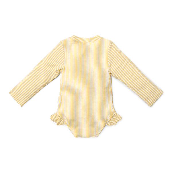 Little Dutch Badpak Kind Ocean Treasures Yellow Lange Mouwen - Babywinkel - 8721122574751