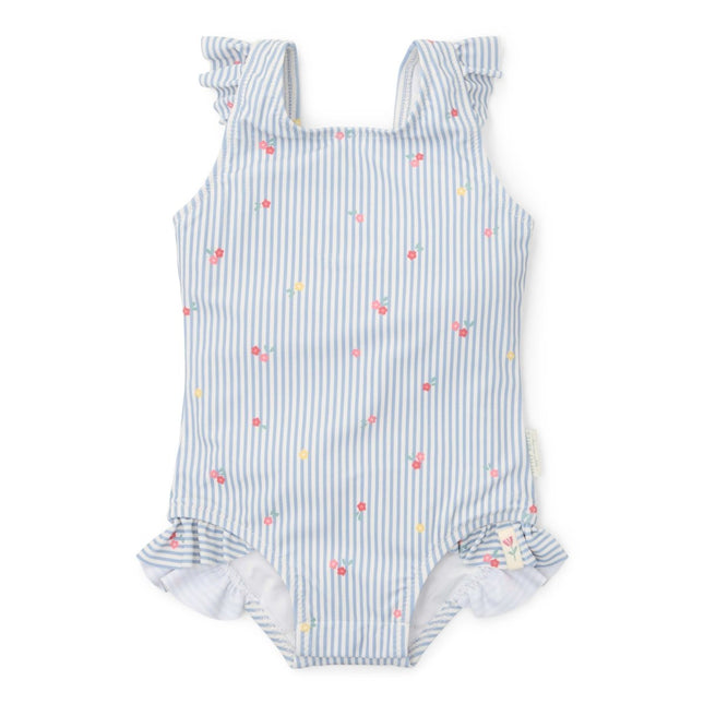 Little Dutch Badpak Kind Sunny Flowers Blue - Babywinkel - 8721122574515