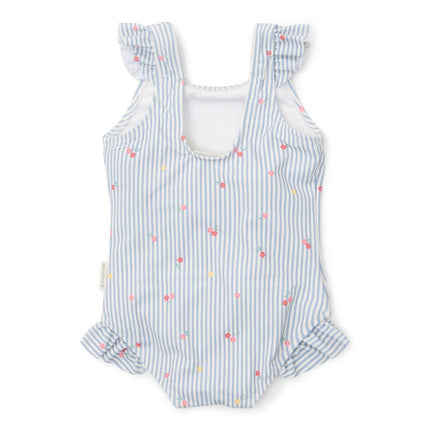 Little Dutch Badpak Kind Sunny Flowers Blue - Babywinkel - 8721122574515