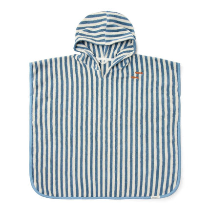 Little Dutch Badponcho Ocean Sea Life Ocean Blue - Babywinkel - 8721122575482