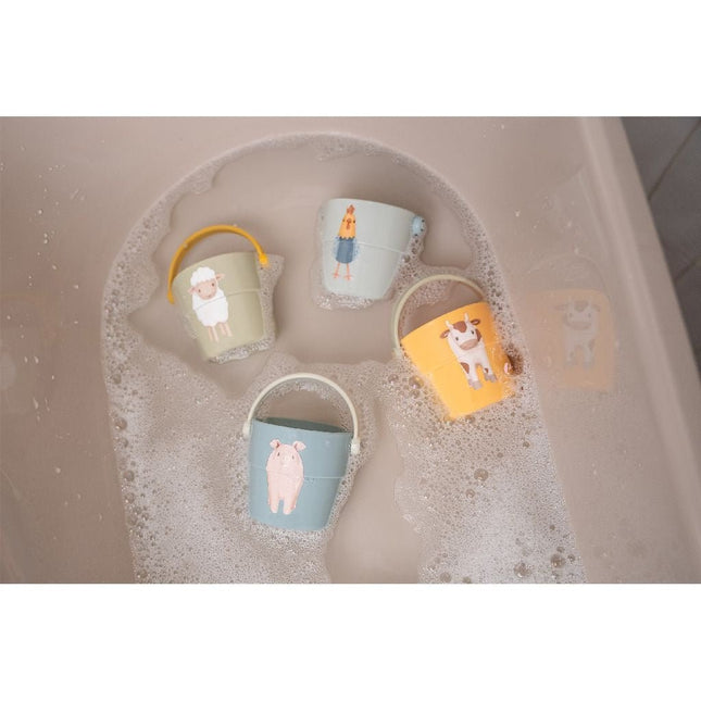 Little Dutch Badspeelgoed Farm Cups koop je bij Babywinkel