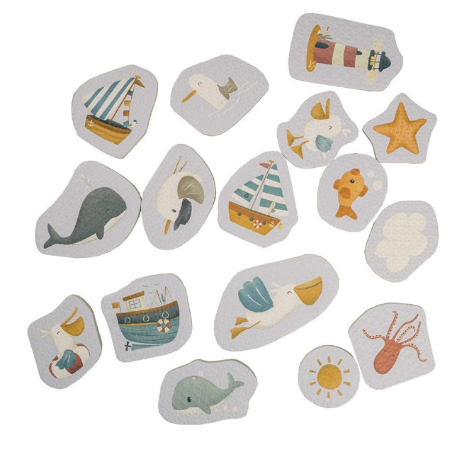 Little Dutch Badspeelgoed Sailors Bay Foam Figuren koop je bij Babywinkel