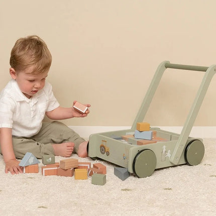 Little Dutch Blokkenkar Little Farm - Little Dutch - Babywinkel - 8713291771437