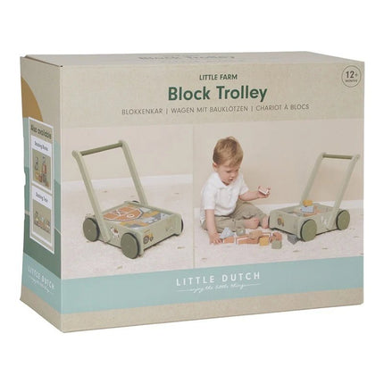 Little Dutch Blokkenkar Little Farm - Little Dutch - Babywinkel - 8713291771437