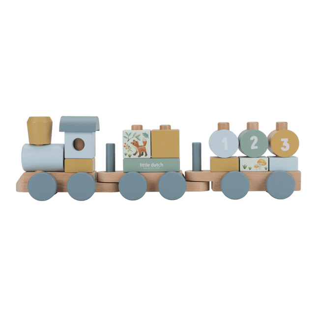 Little Dutch Blokkentrein Forest Friends koop je bij Babywinkel