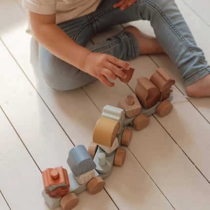 Little Dutch Blokkentrein Forest Friends koop je bij Babywinkel