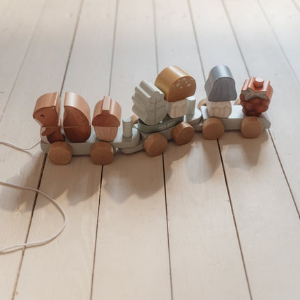 Little Dutch Blokkentrein Forest Friends koop je bij Babywinkel