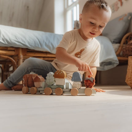 Little Dutch Blokkentrein Forest Friends koop je bij Babywinkel