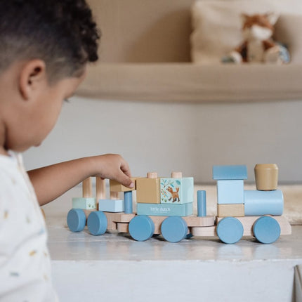 Little Dutch Blokkentrein Forest Friends koop je bij Babywinkel