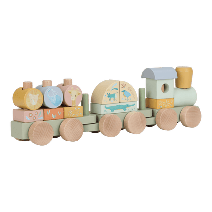 Little Dutch Blokkentrein Safari koop je bij Babywinkel