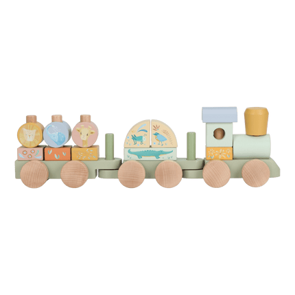 Little Dutch Blokkentrein Safari koop je bij Babywinkel