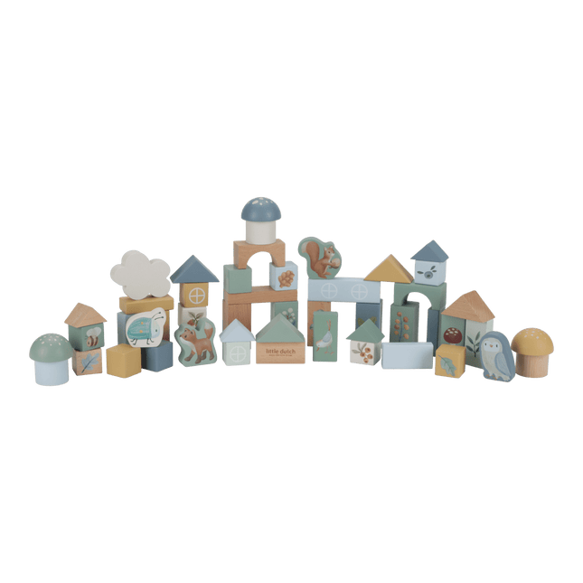 Little Dutch Bouwblokken Forest Friends koop je bij Babywinkel