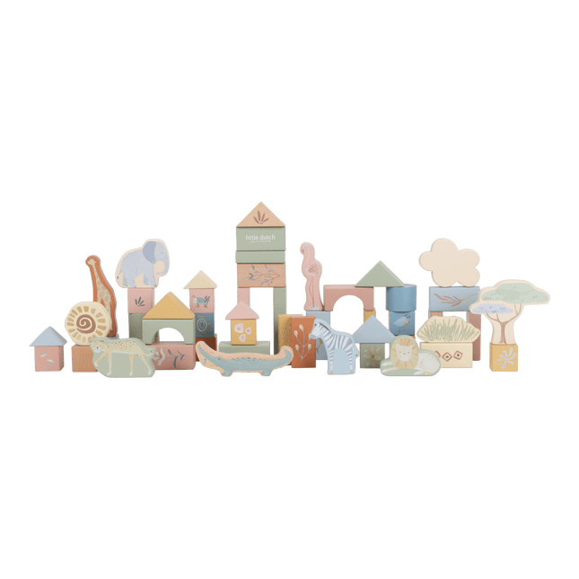 Little Dutch Bouwblokken Safari koop je bij Babywinkel