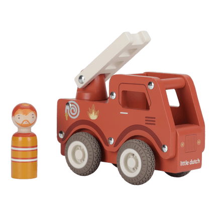 Little Dutch Brandweerwagen Met Pegdoll koop je bij Babywinkel
