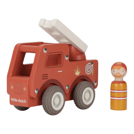 Little Dutch Brandweerwagen Met Pegdoll koop je bij Babywinkel