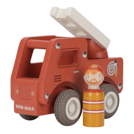 Little Dutch Brandweerwagen Met Pegdoll koop je bij Babywinkel