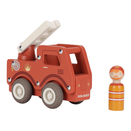 Little Dutch Brandweerwagen Met Pegdoll koop je bij Babywinkel