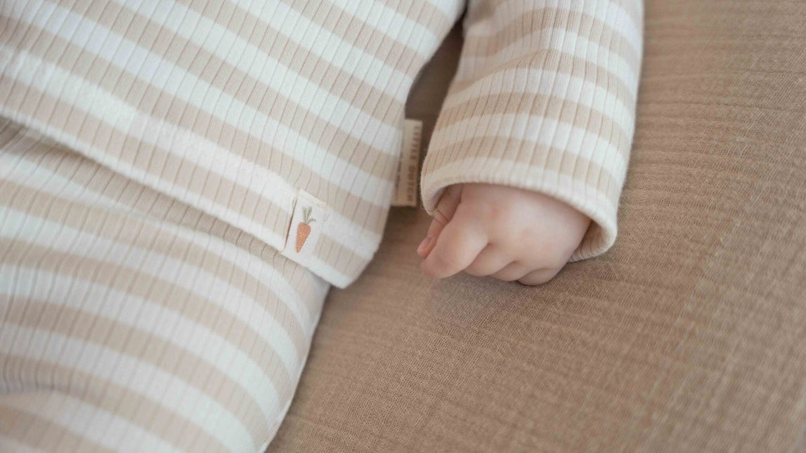 Little Dutch Broekje Stripe Sand/White - Little Dutch - Babywinkel - 8720847027856